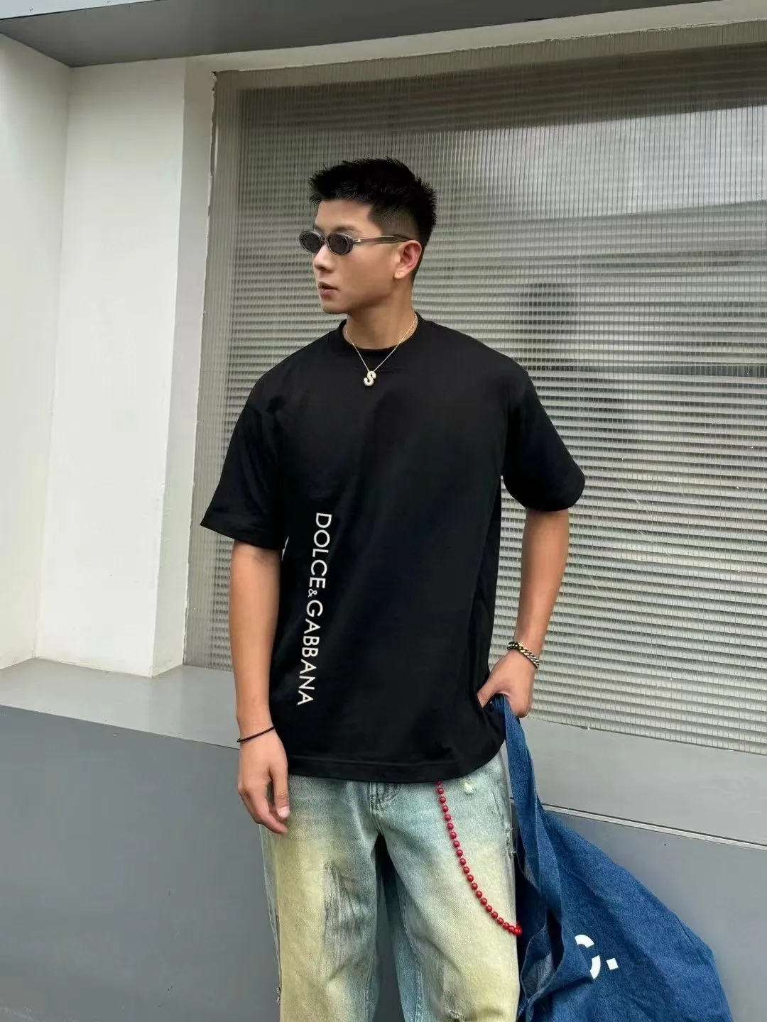 【 Quality】 DG 2024ss New Arrival T ， logo ， ， ， Versatile S M L XL XXL